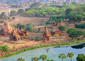 Bagan Pagoda view