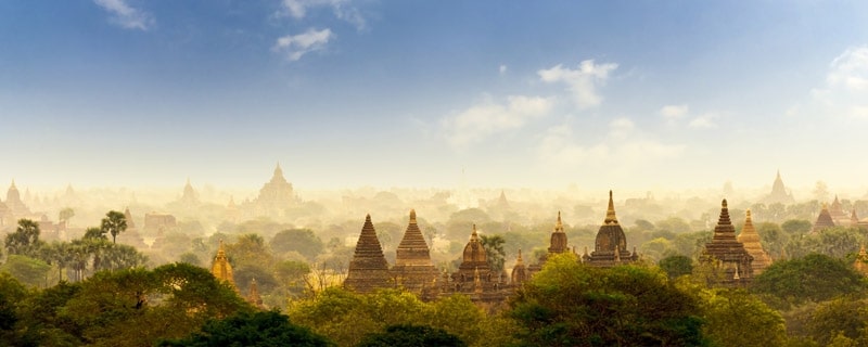 bagan view from heigh