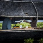 exotic lunch on boat myanmar