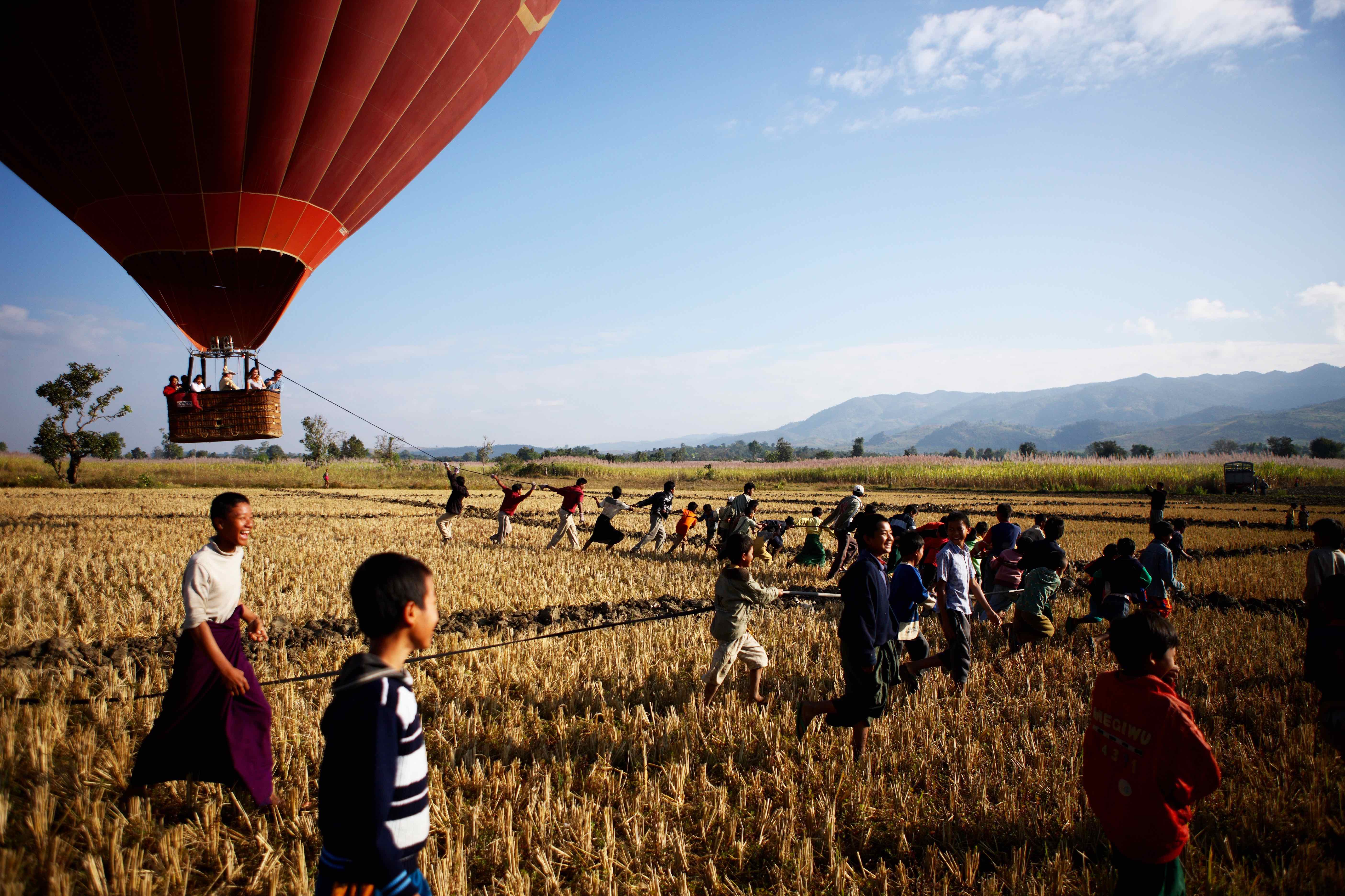 Ballooning in Pindaya