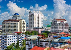 Yangon city view